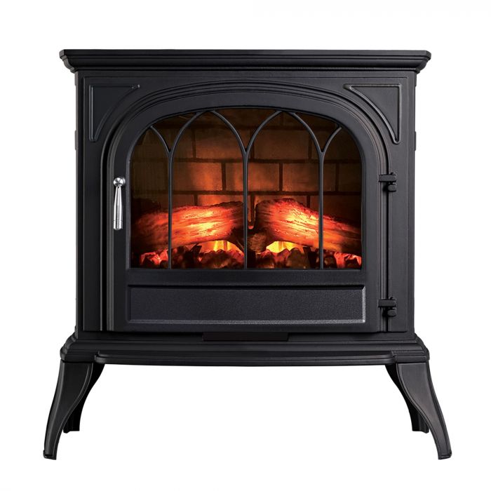 Amberley Led Electric Stove In Black Superior Fires