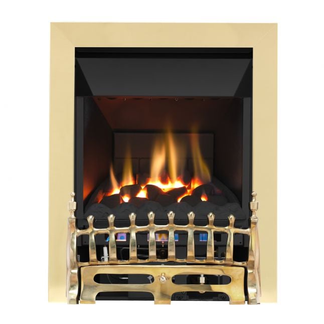 Grosvenor Blenheim Brass High Efficiency Gas Fire